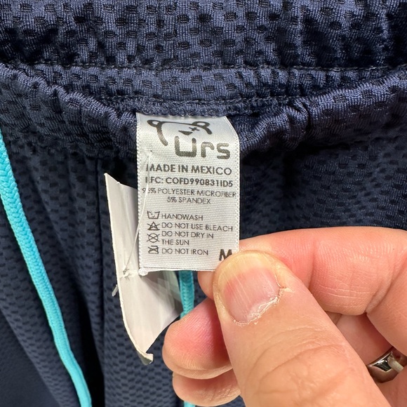 URS BEARWEAR 🐻 - Men’s Mesh Rugby Short, Navy + Sky Blue, Medium Size NWT - Picture 10 of 11